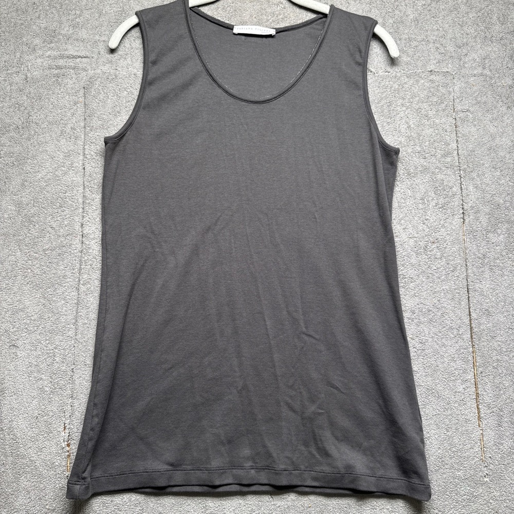 Fabiana Filippi Brown Metallic Tank Top Women's XXL Sleeveless